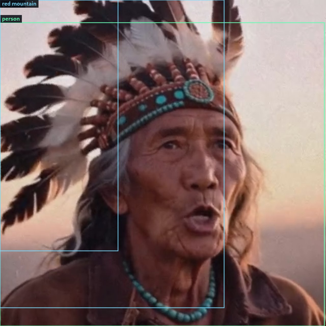 Live perception: the person and the world around them, each about to become a voice